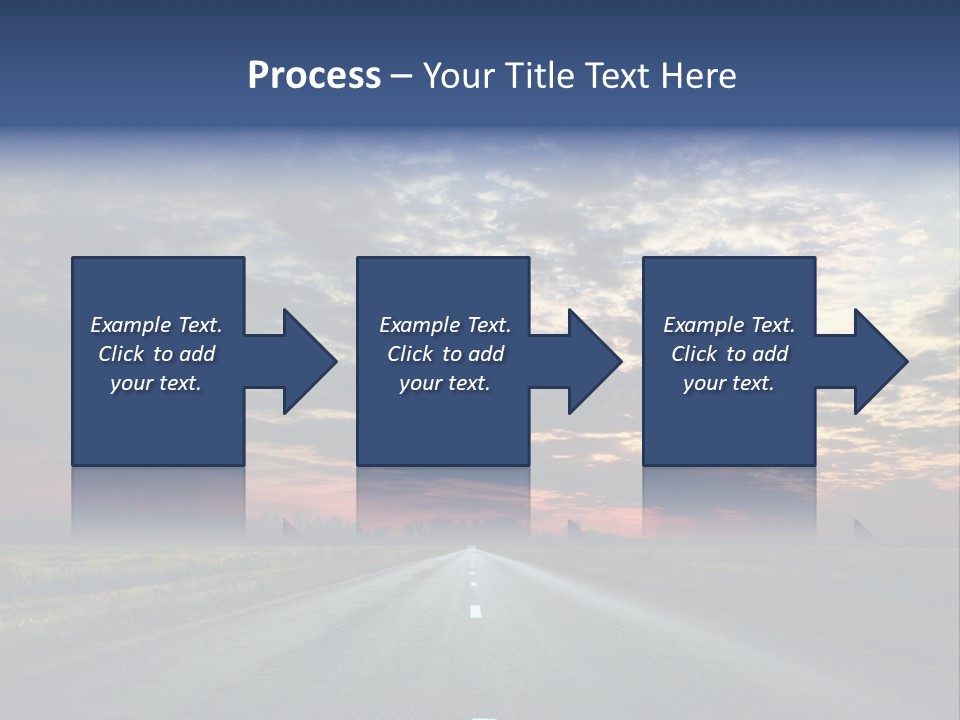 Clouds Race Voyage PowerPoint Template