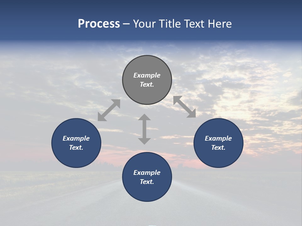 Clouds Race Voyage PowerPoint Template