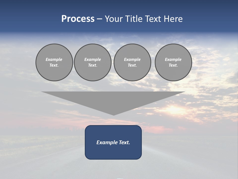 Clouds Race Voyage PowerPoint Template