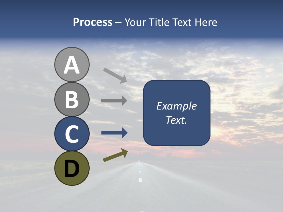 Clouds Race Voyage PowerPoint Template