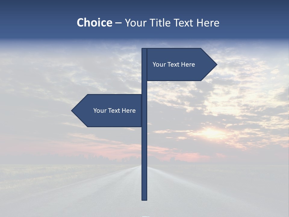 Clouds Race Voyage PowerPoint Template