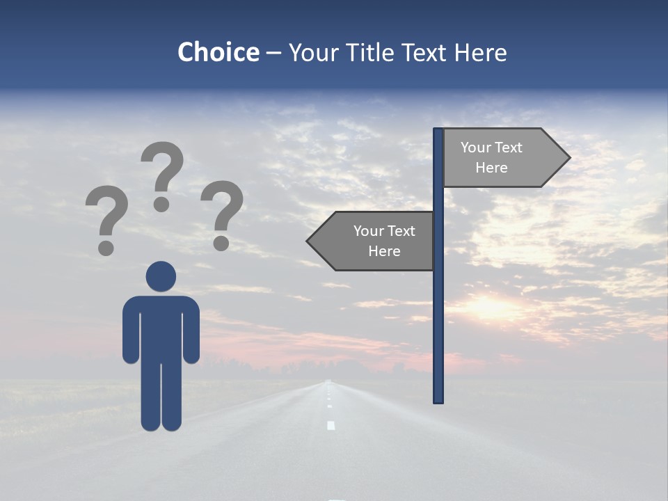 Clouds Race Voyage PowerPoint Template