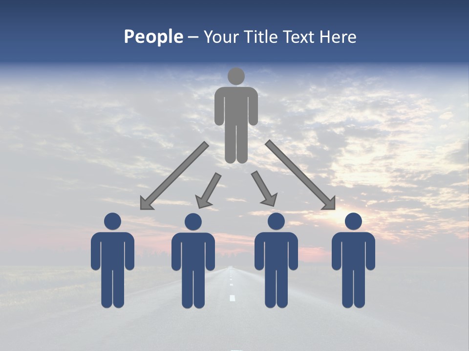 Clouds Race Voyage PowerPoint Template