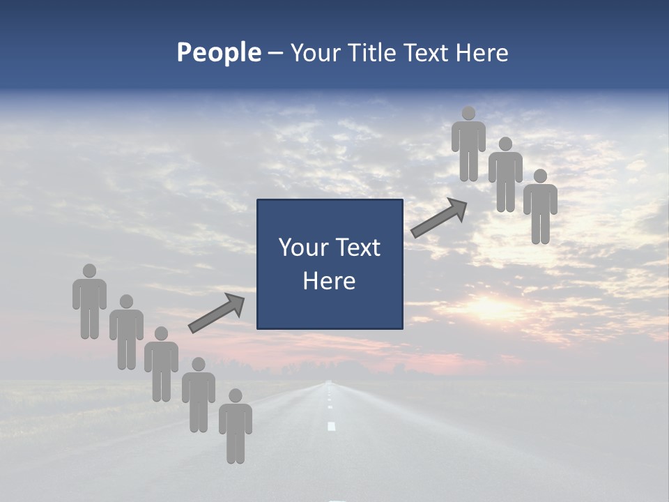 Clouds Race Voyage PowerPoint Template