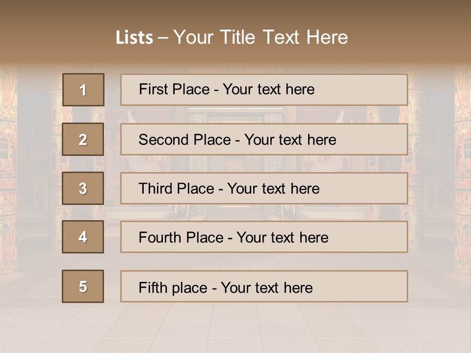 Ankh Ancient Render PowerPoint Template