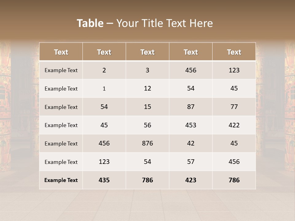 Ankh Ancient Render PowerPoint Template