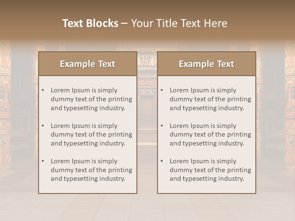 Ankh Ancient Render PowerPoint Template