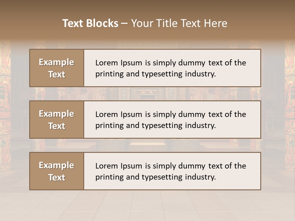 Ankh Ancient Render PowerPoint Template