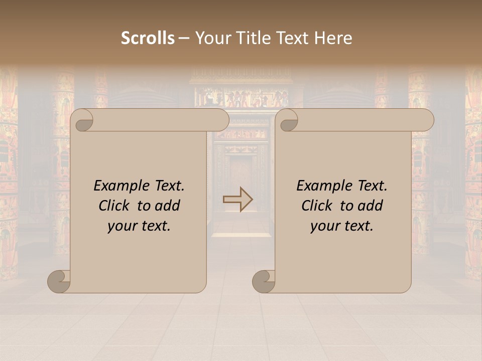 Ankh Ancient Render PowerPoint Template