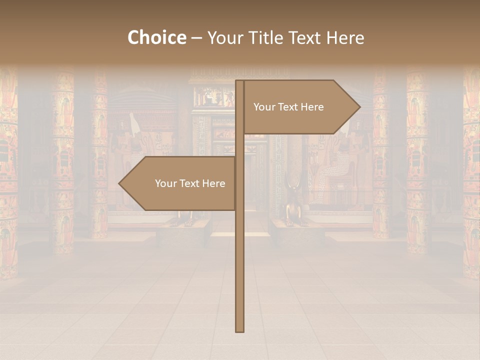 Ankh Ancient Render PowerPoint Template