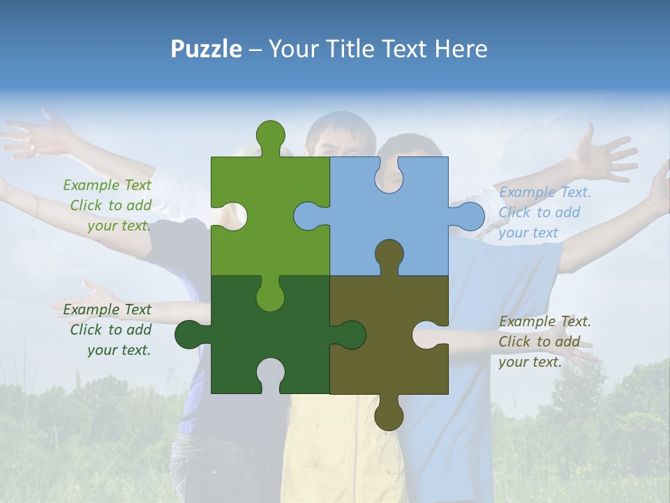 Freedom Summer Expression PowerPoint Template