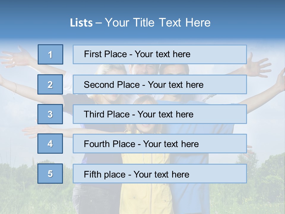 Freedom Summer Expression PowerPoint Template