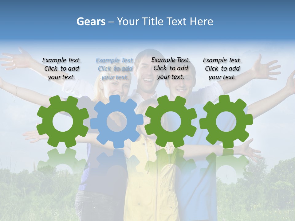 Freedom Summer Expression PowerPoint Template