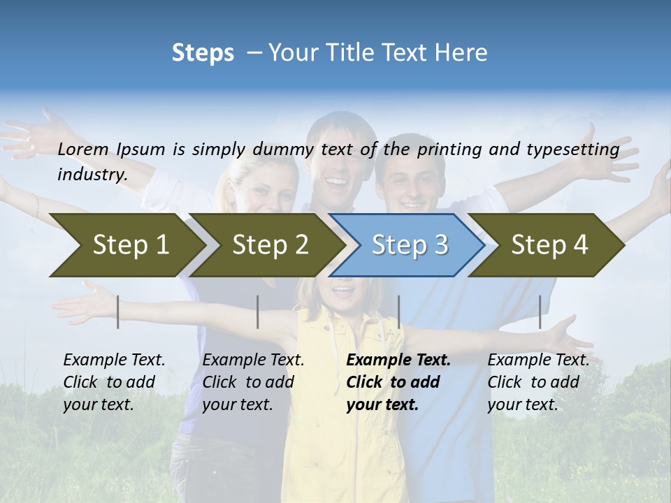 Freedom Summer Expression PowerPoint Template