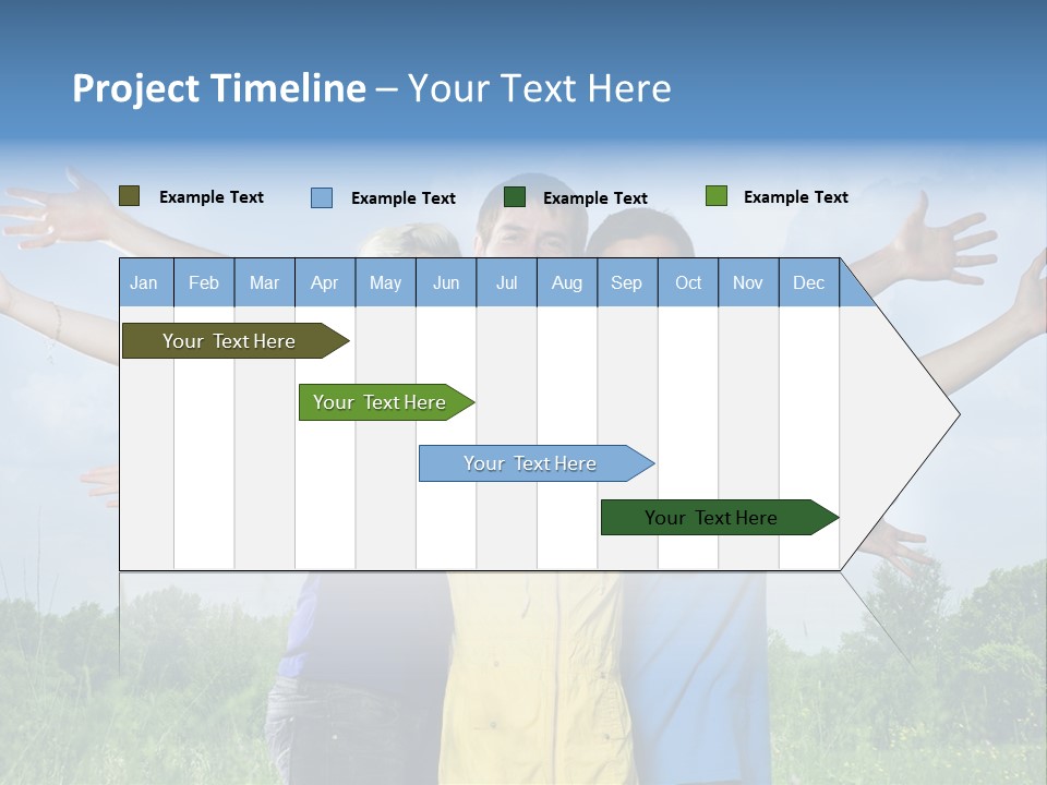 Freedom Summer Expression PowerPoint Template