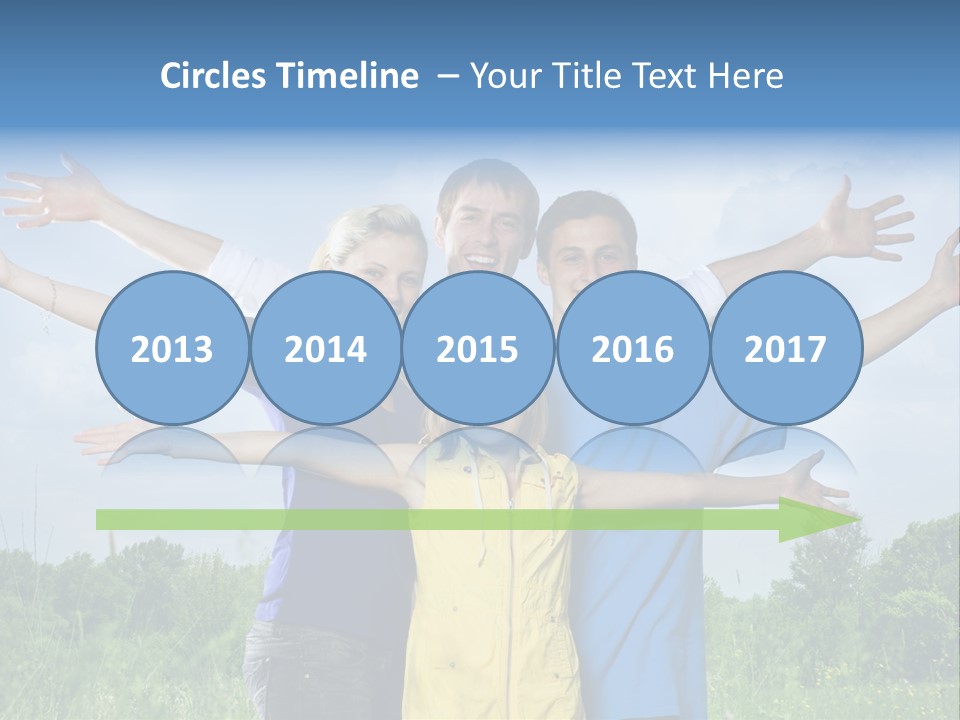 Freedom Summer Expression PowerPoint Template