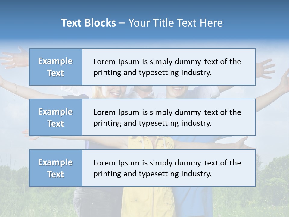 Freedom Summer Expression PowerPoint Template