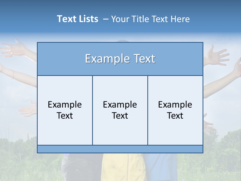 Freedom Summer Expression PowerPoint Template