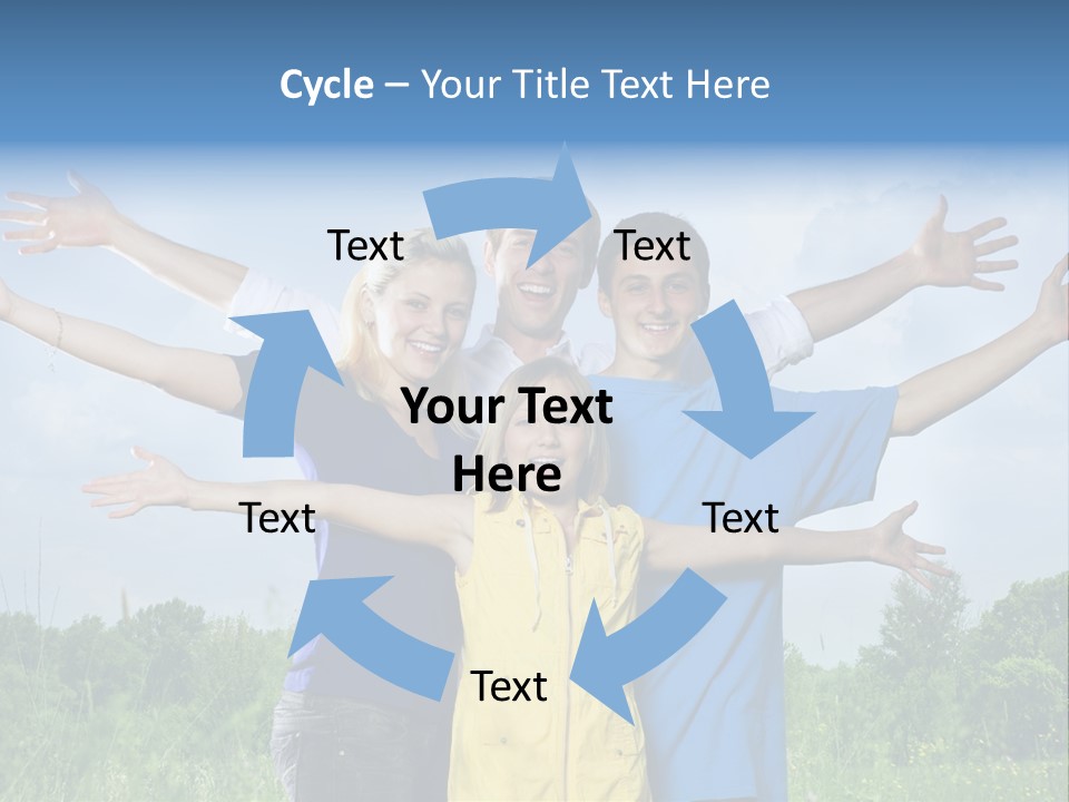 Freedom Summer Expression PowerPoint Template