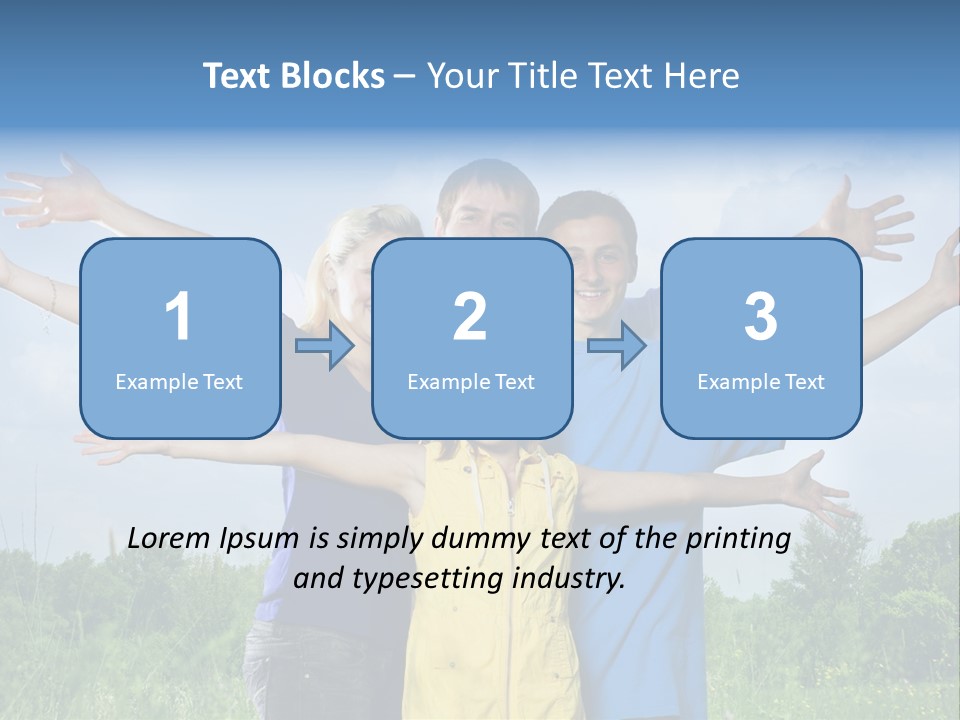 Freedom Summer Expression PowerPoint Template