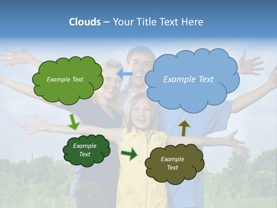 Freedom Summer Expression PowerPoint Template