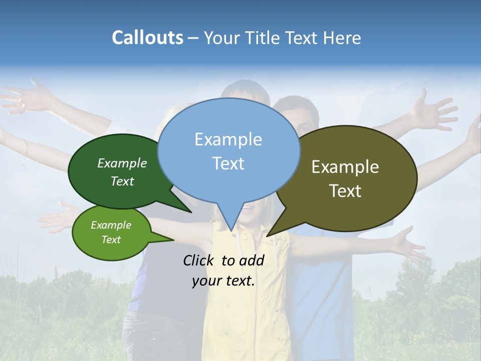 Freedom Summer Expression PowerPoint Template