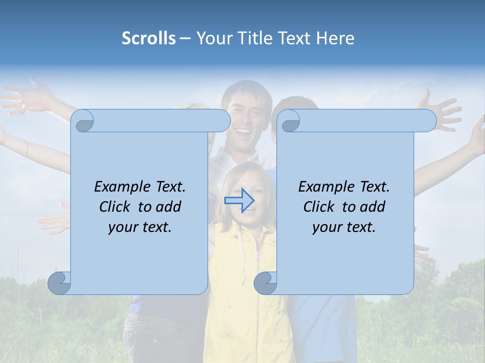 Freedom Summer Expression PowerPoint Template