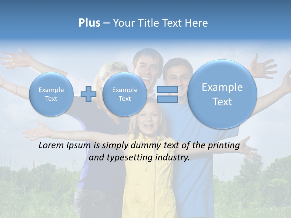 Freedom Summer Expression PowerPoint Template