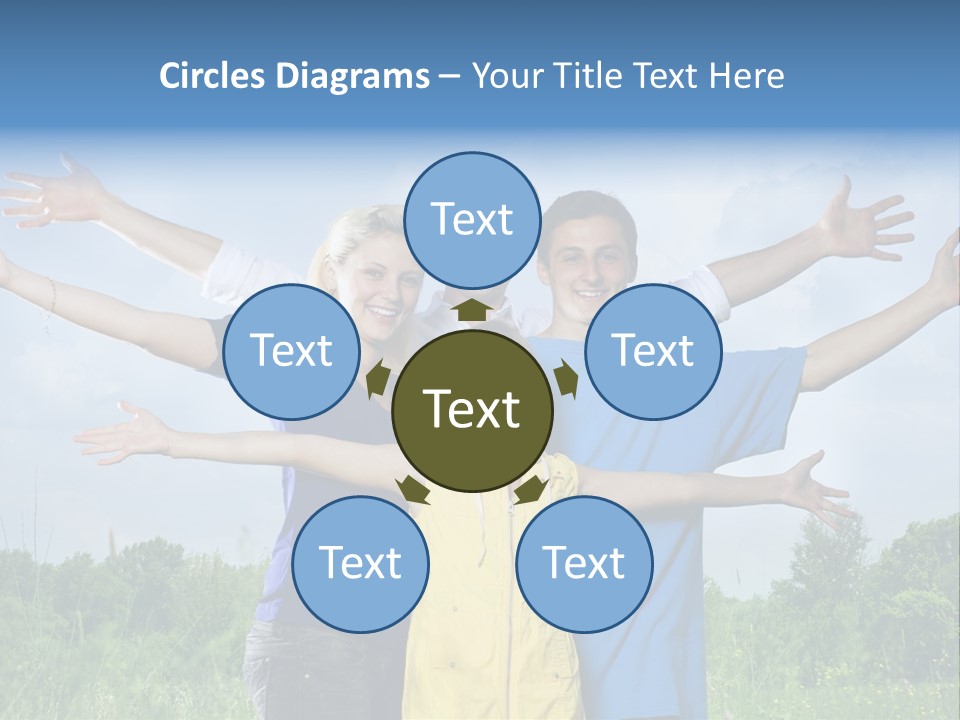 Freedom Summer Expression PowerPoint Template