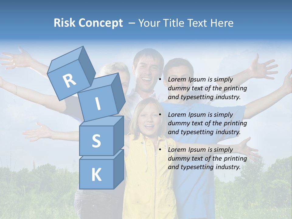 Freedom Summer Expression PowerPoint Template