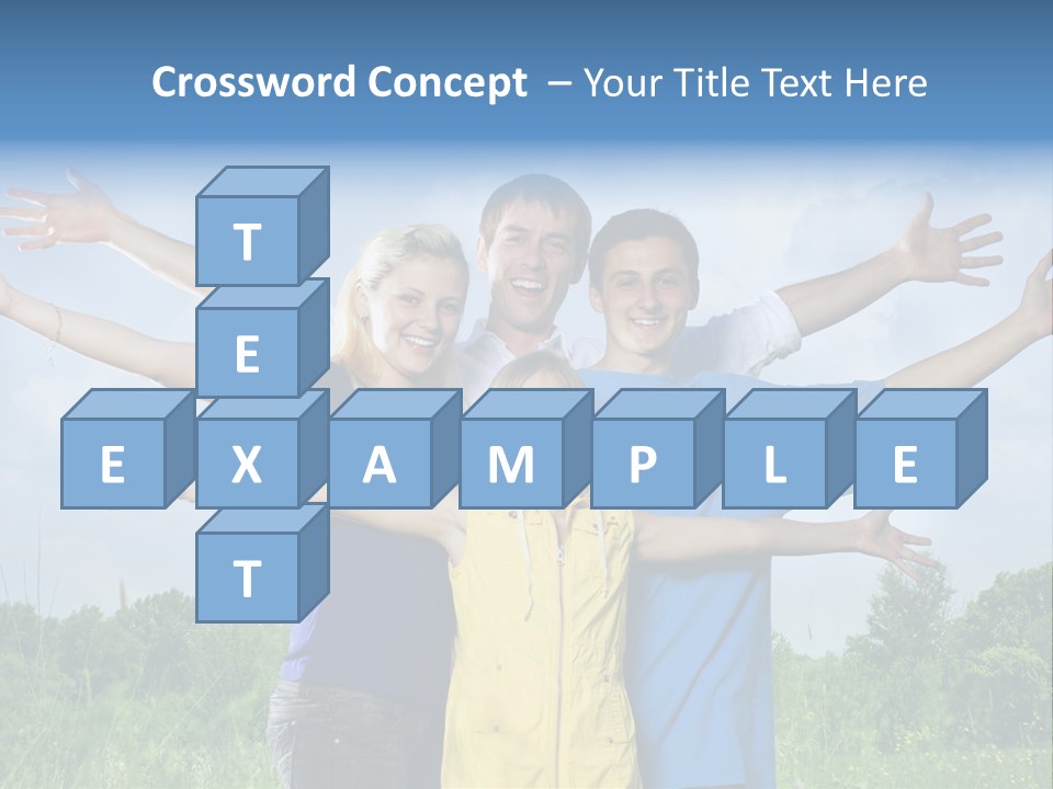 Freedom Summer Expression PowerPoint Template