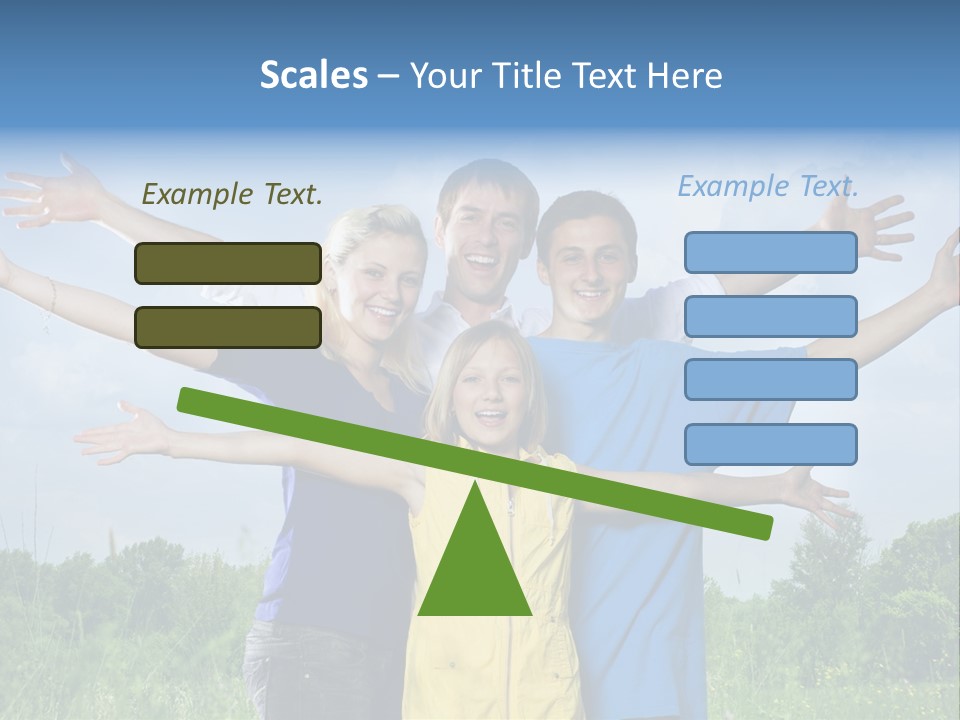 Freedom Summer Expression PowerPoint Template