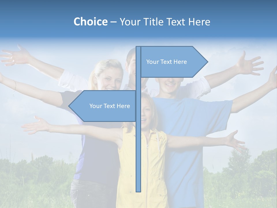 Freedom Summer Expression PowerPoint Template