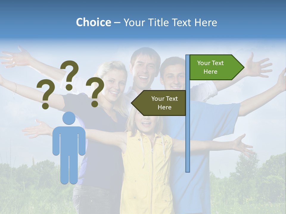 Freedom Summer Expression PowerPoint Template