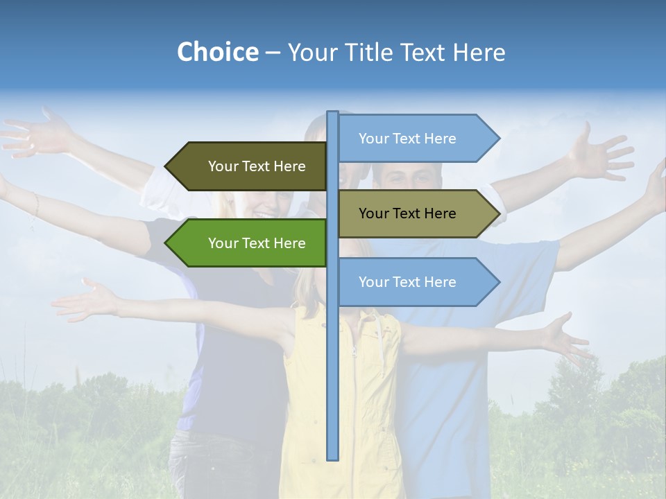 Freedom Summer Expression PowerPoint Template