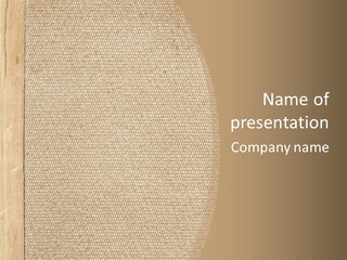 Canvas Background Vintage PowerPoint Template