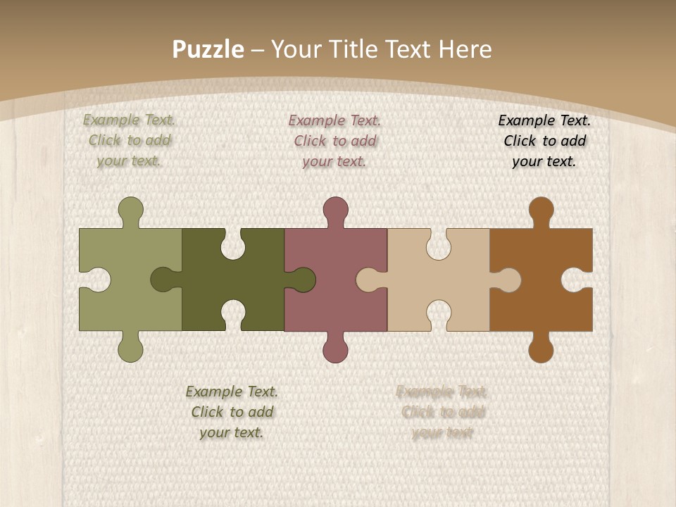 Canvas Background Vintage PowerPoint Template