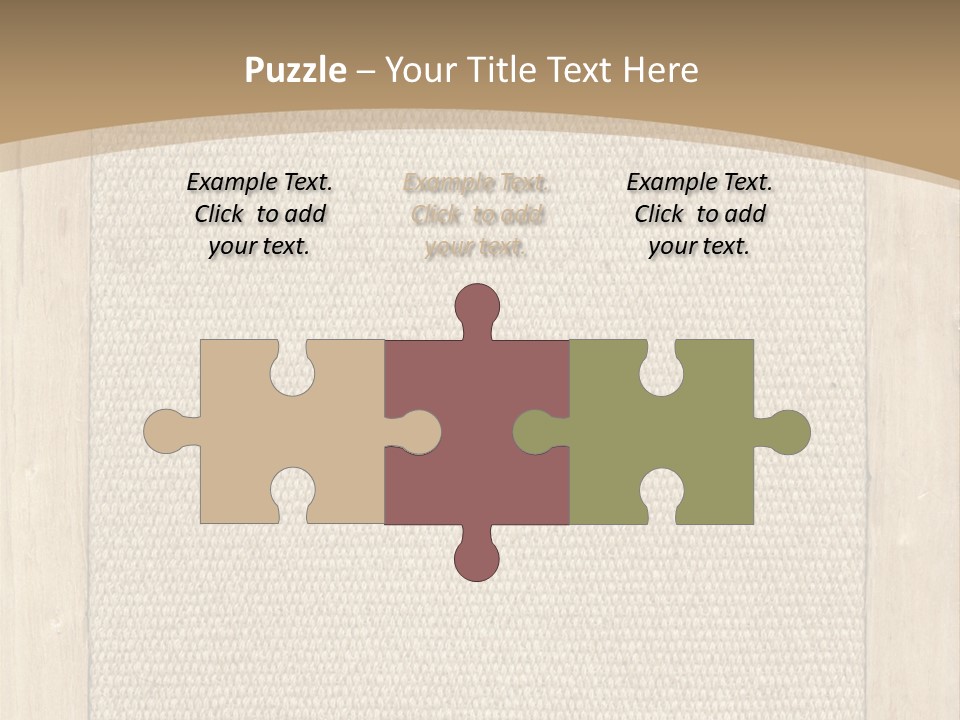 Canvas Background Vintage PowerPoint Template