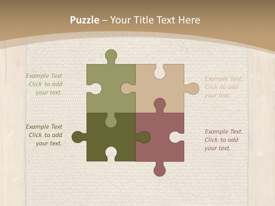 Canvas Background Vintage PowerPoint Template