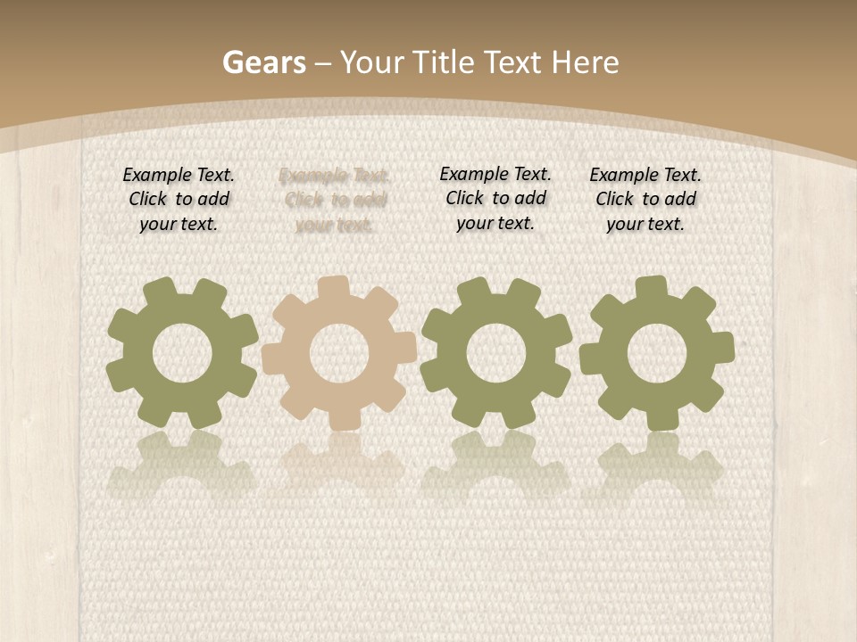 Canvas Background Vintage PowerPoint Template