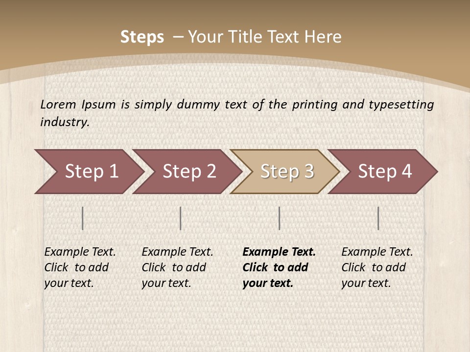 Canvas Background Vintage PowerPoint Template
