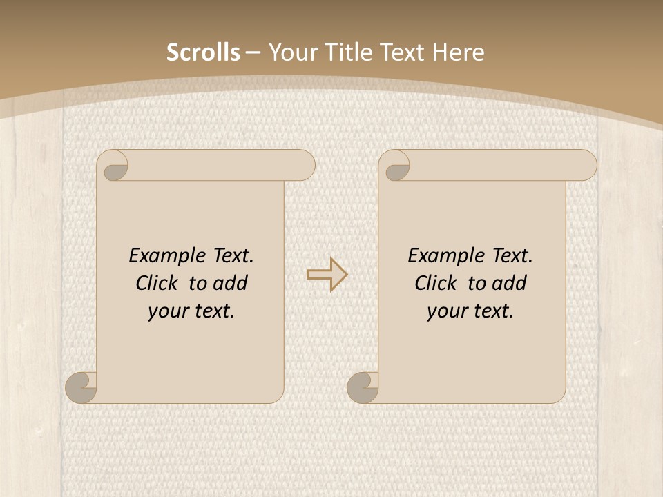 Canvas Background Vintage PowerPoint Template