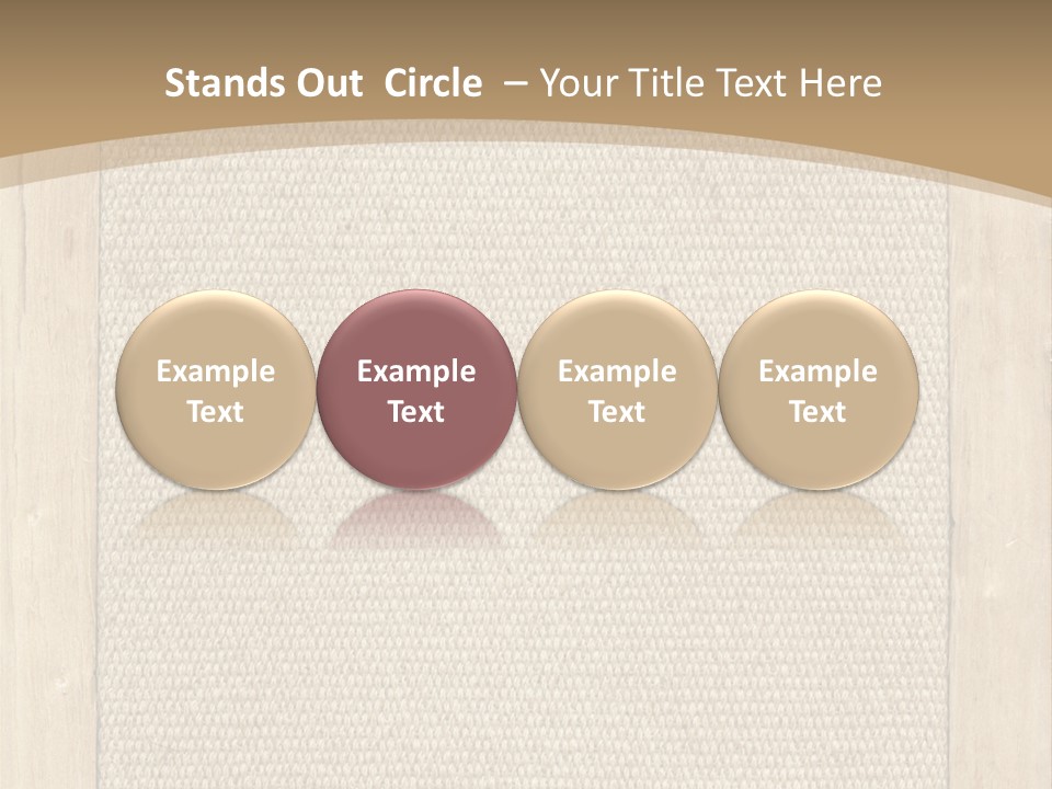 Canvas Background Vintage PowerPoint Template