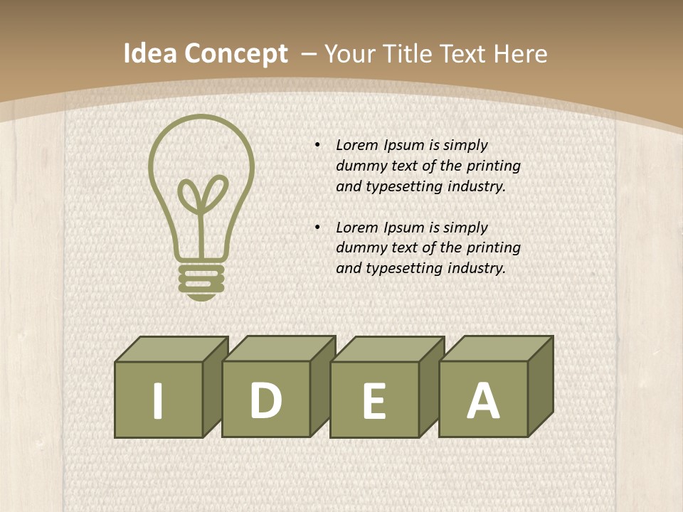 Canvas Background Vintage PowerPoint Template