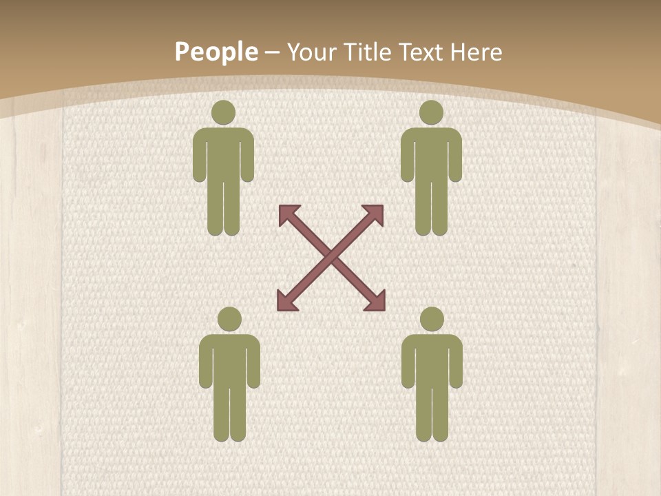 Canvas Background Vintage PowerPoint Template