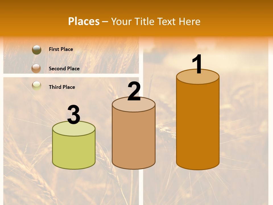 Blue Growth Landscape PowerPoint Template