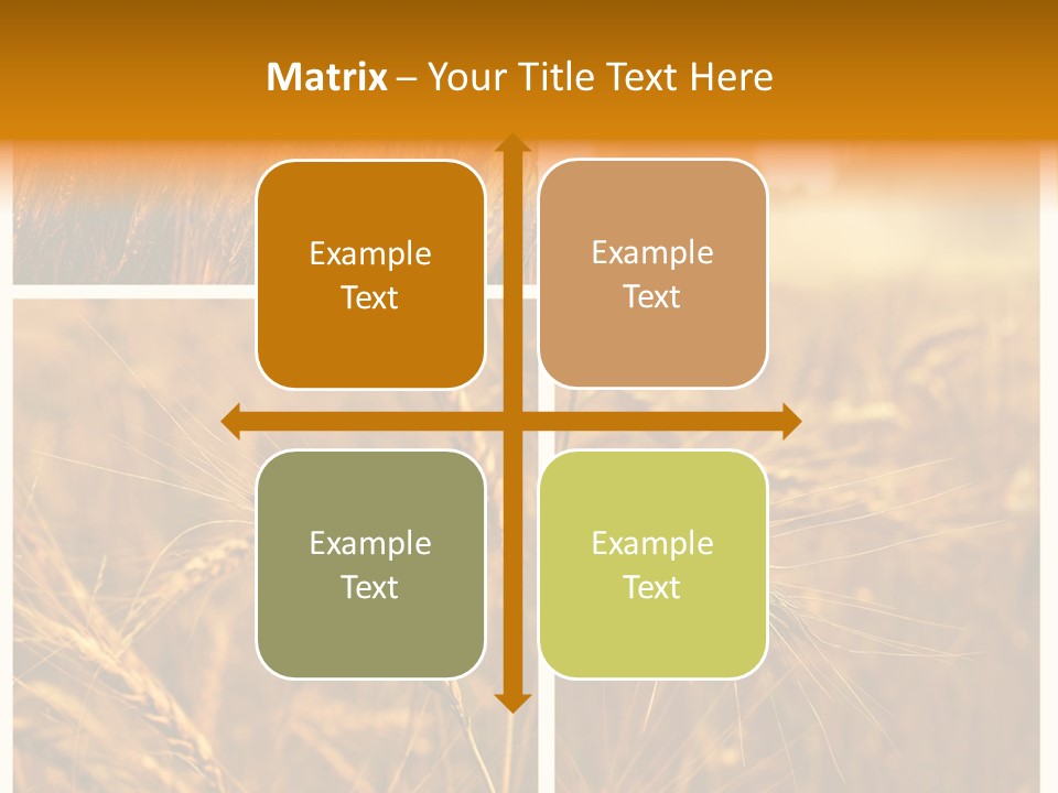 Blue Growth Landscape PowerPoint Template