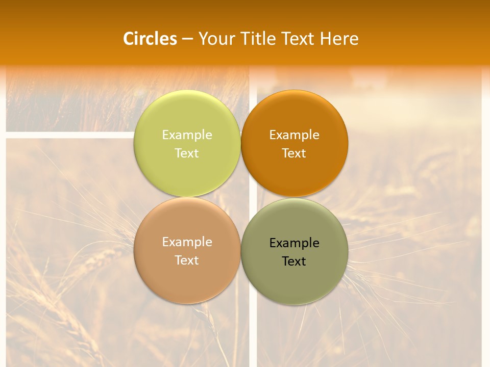 Blue Growth Landscape PowerPoint Template