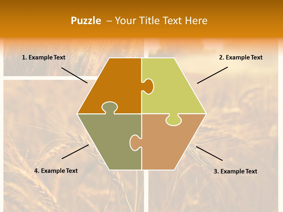 Blue Growth Landscape PowerPoint Template