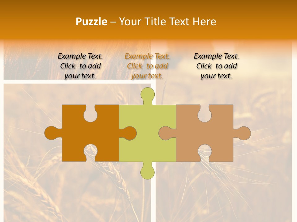 Blue Growth Landscape PowerPoint Template